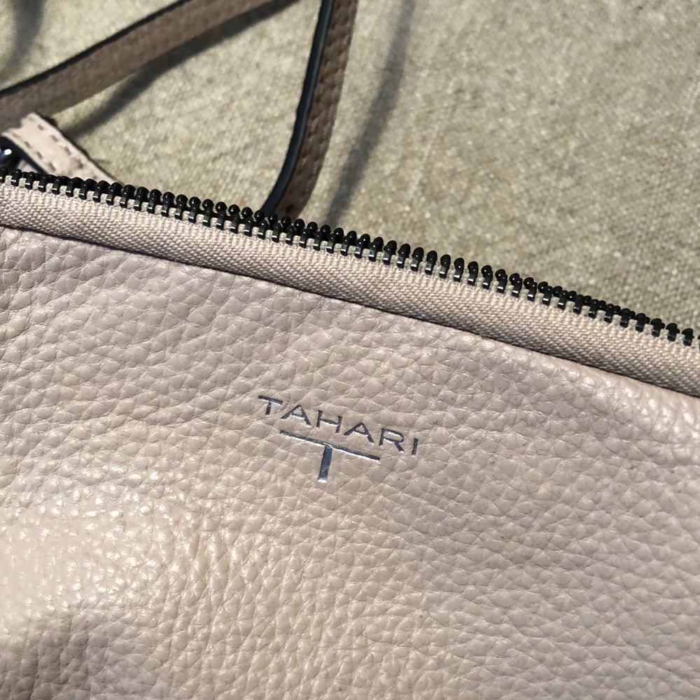 Tahari leather small crossbody - Picture 2 of 9